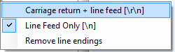 line endings